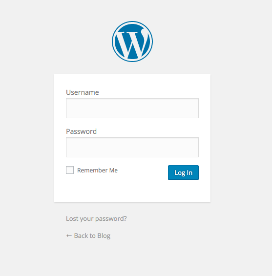 wordpress authentification